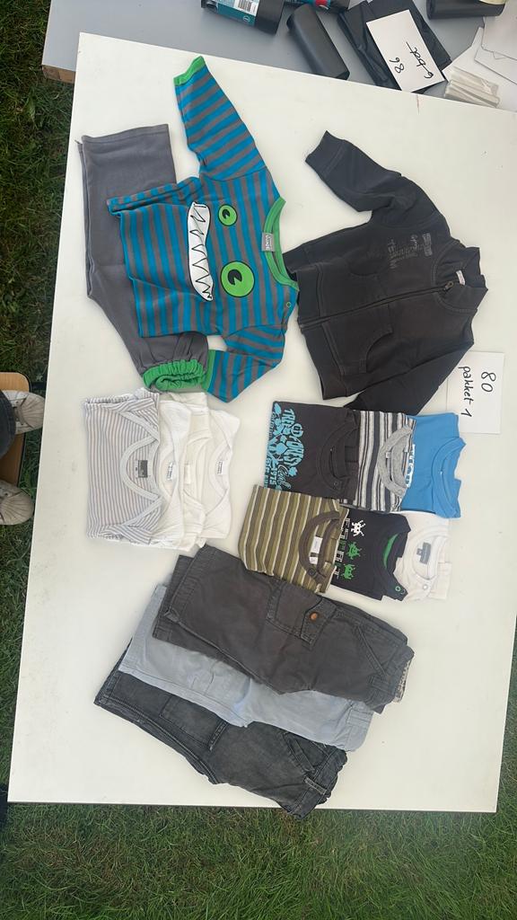 Pakket 1 jongen maat 80, Kinderen en Baby's, Babykleding | Maat 80, Ophalen, Zo goed als nieuw