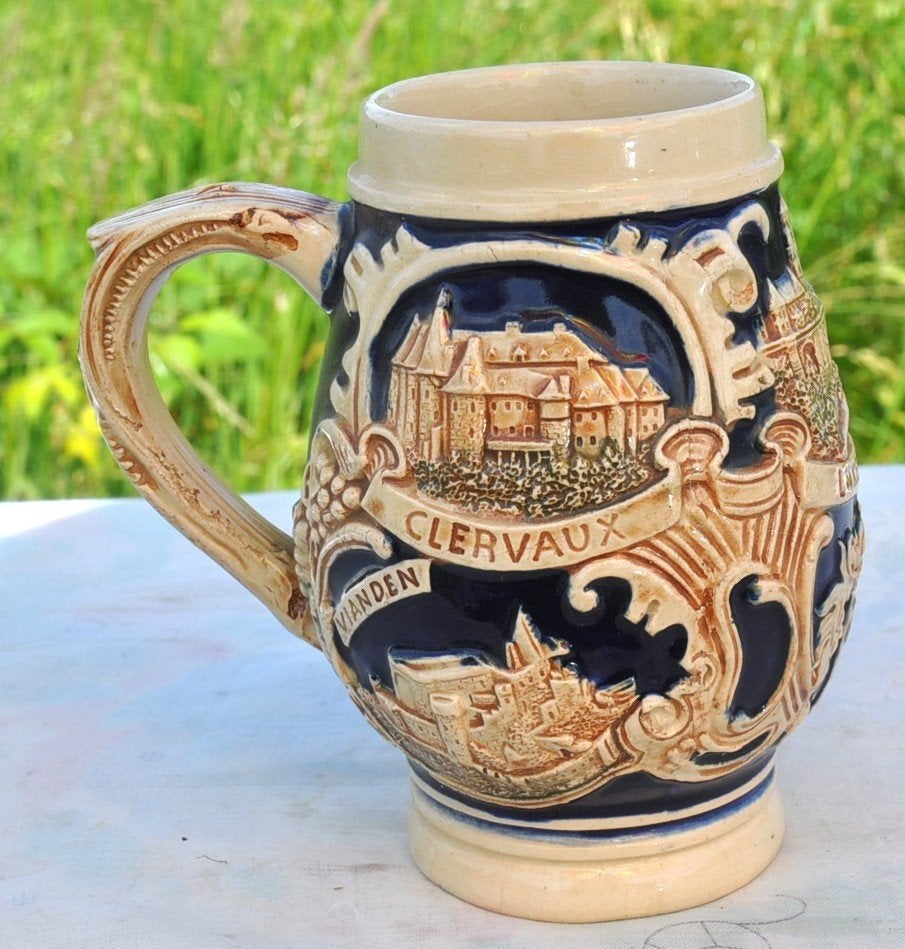 chope en faience grand modele ville du Luxembourg, Antiquités & Art, Enlèvement ou Envoi