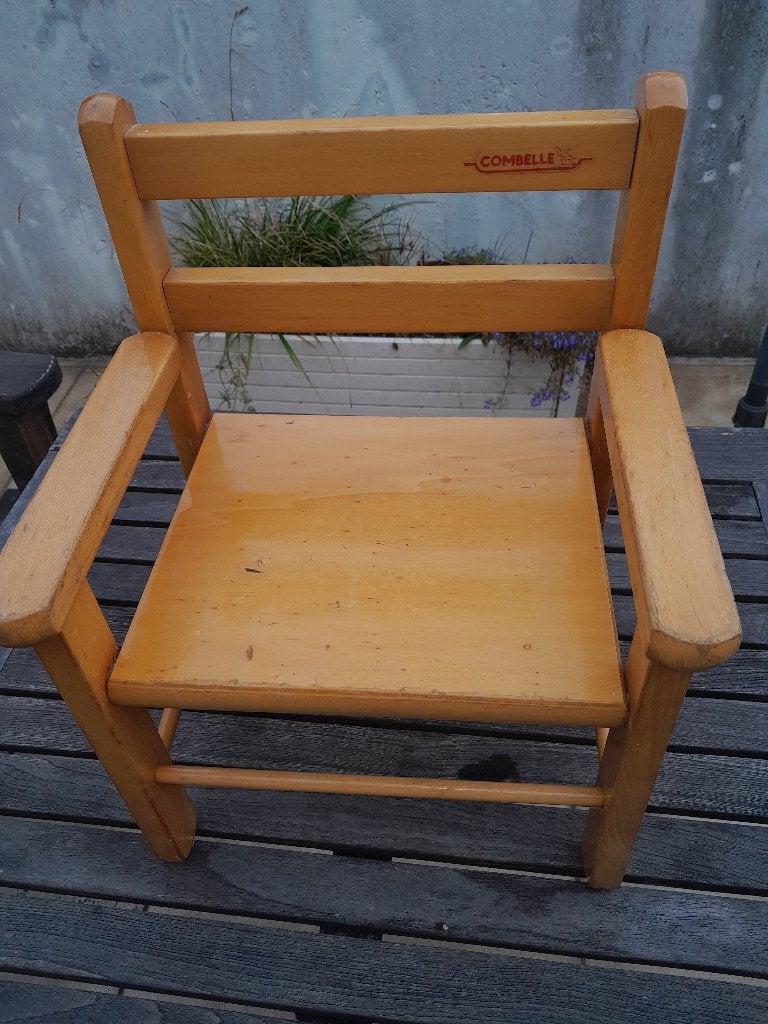 Petite chaise enfant vintage Combelle, Enlèvement, Utilisé, Autres types
