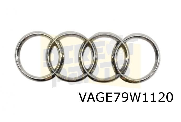 Audi embleem logo voorzijde (2ZZ chrome) Origineel! 4H085360, Autos : Pièces & Accessoires, Neuf, -, -, Audi