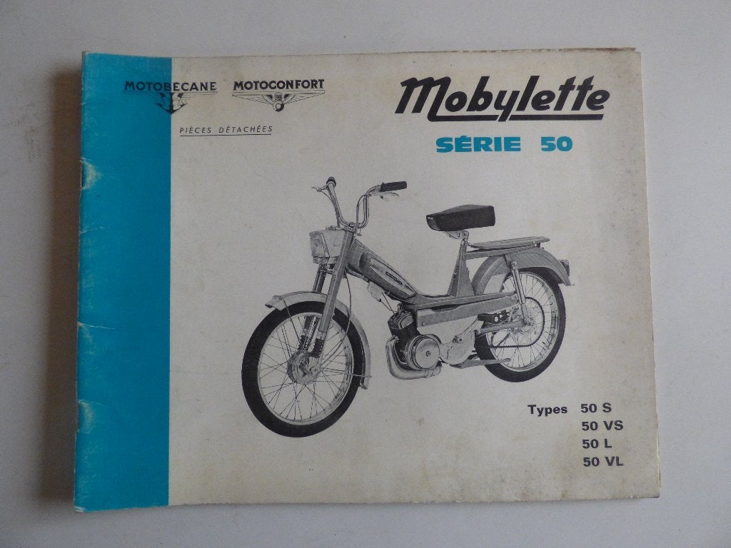 LISTE DES PIÈCES DE LA MOTOBECANE MOTOCONFORT TYPE SERIE 50, Vélos & Vélomoteurs, Enlèvement ou Envoi, Utilisé
