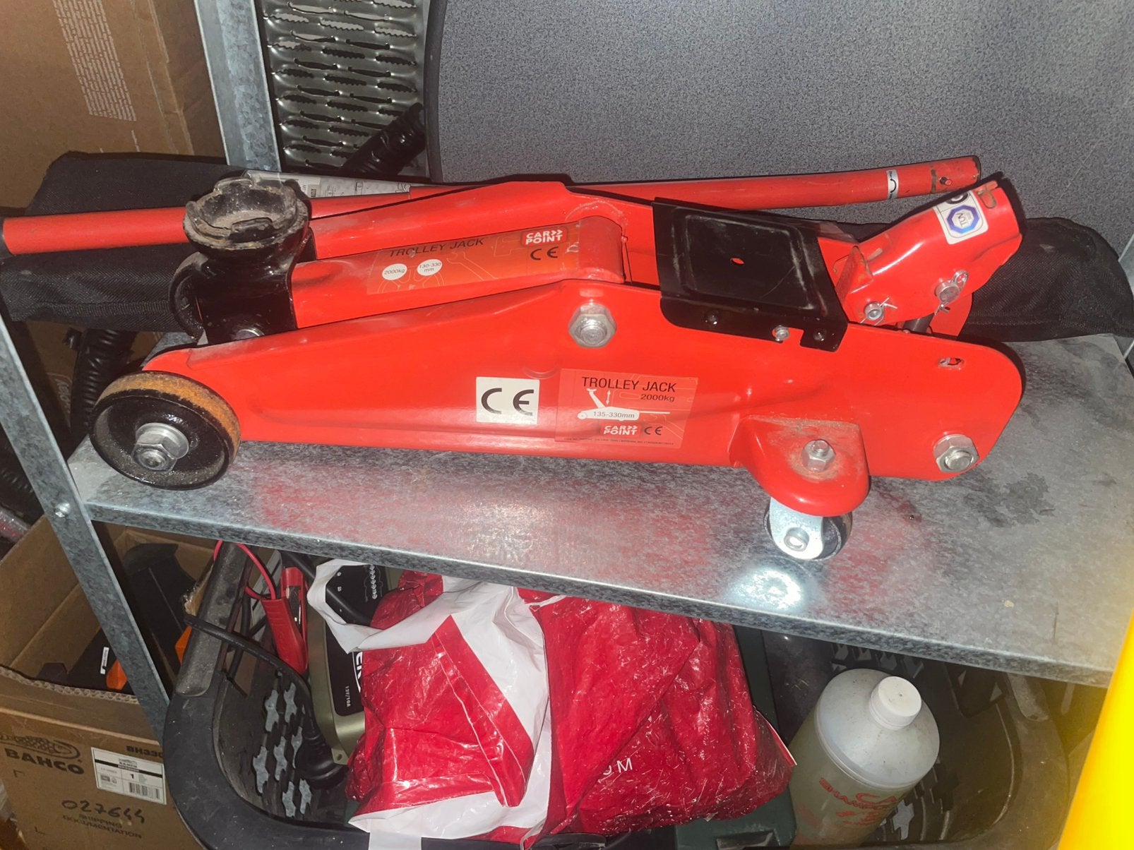 Krik trolley jack, Ophalen, Zo goed als nieuw