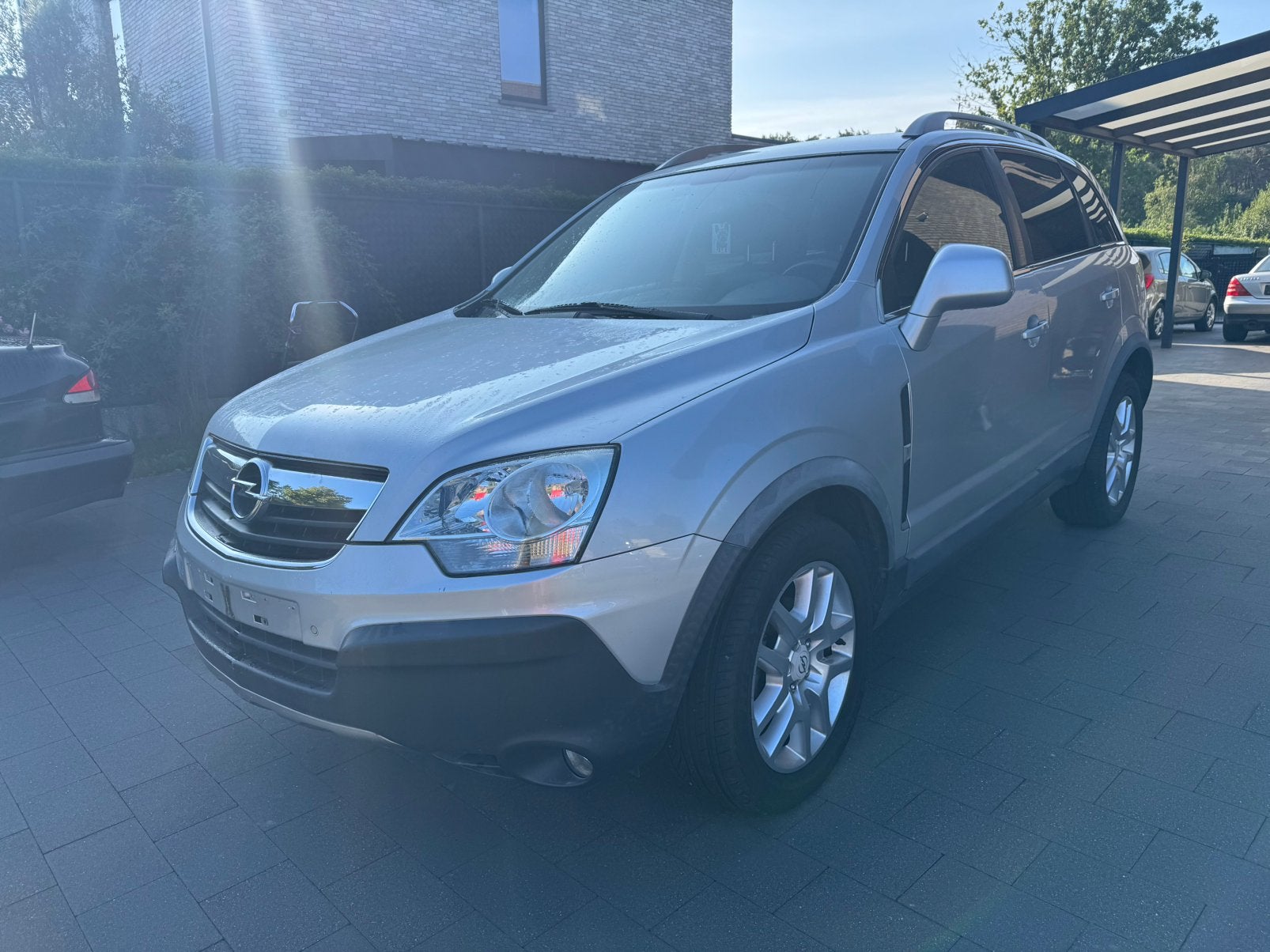 Opel Antara 2.4 benzine bj 2010 km 109.203 mooie auto, Autos, Opel, Cruise Control, Argent ou Gris, Achat, Entreprise