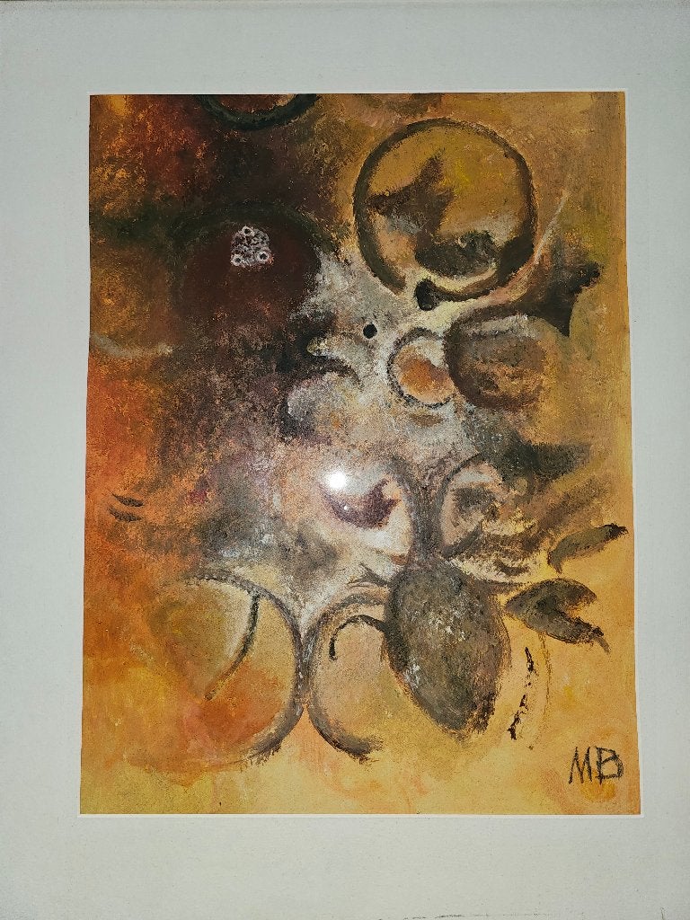 Mogens Balle  Cobra Groep  Olieverf, Antiquités & Art, Art | Peinture | Classique, Enlèvement, Signé, Peinture à l'huile, Papier