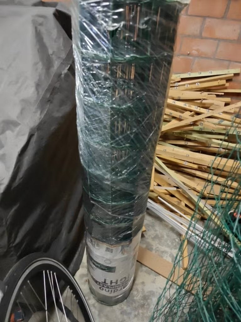 75 m Giardino tuindraad 122 cm – lot nieuw + gebruikt, Tuin en Terras, Ophalen, Gebruikt, 20 meter of meer, Draad