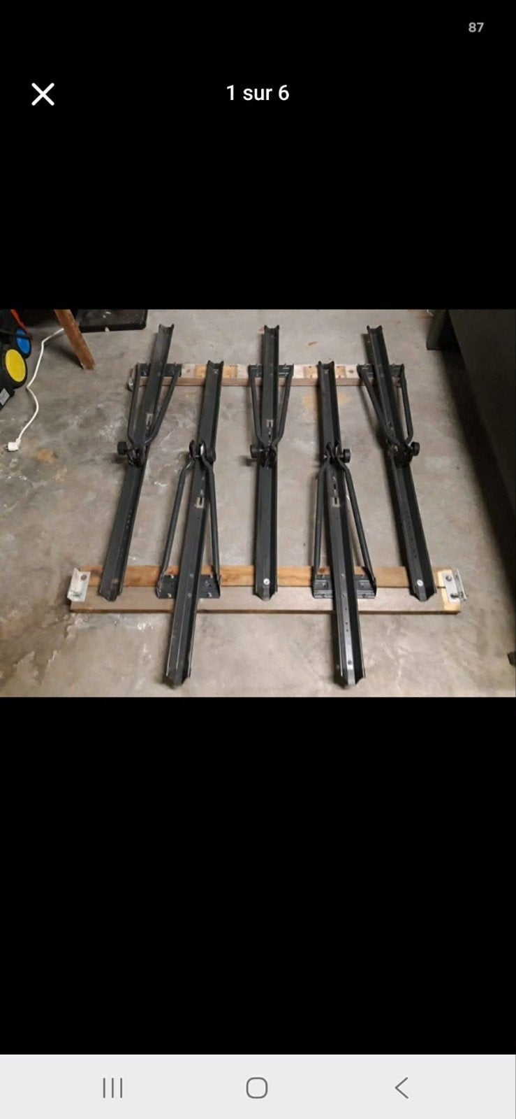 Portes vélo pour galerie de toit, Enlèvement ou Envoi
