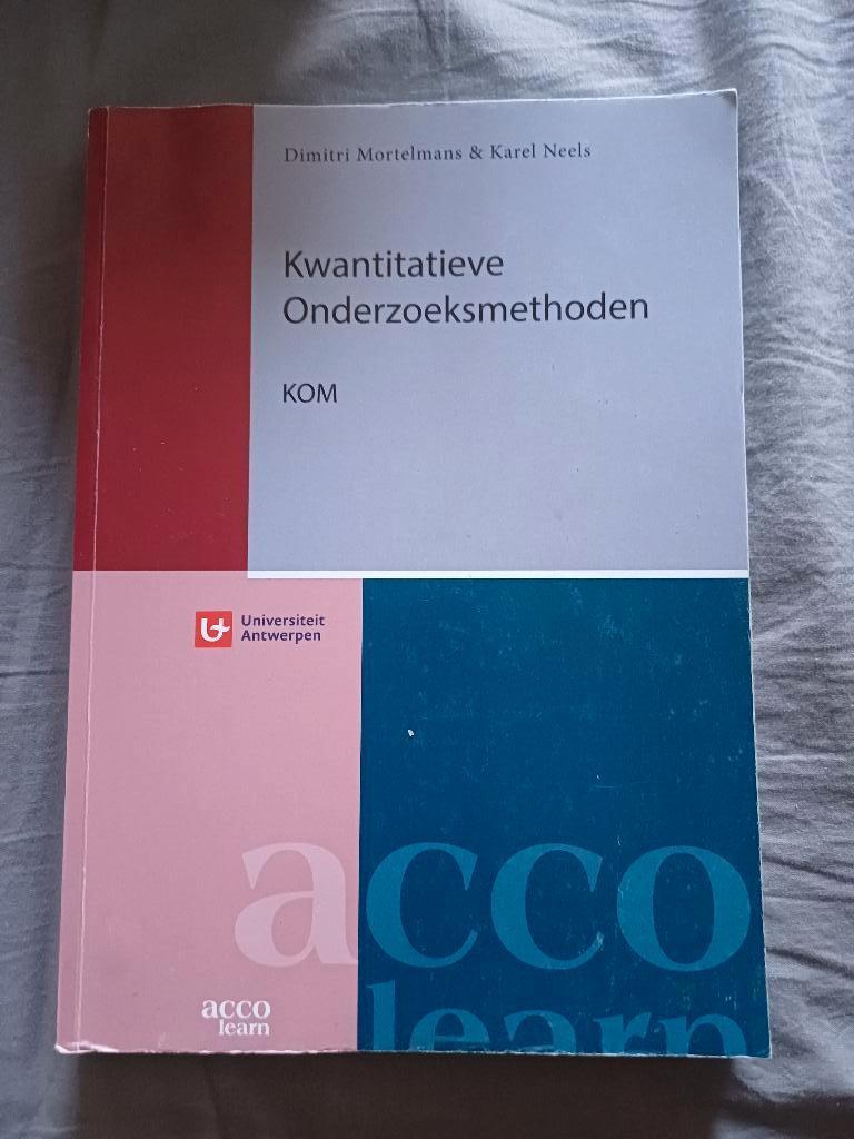 Handboek Kwantitatieve Onderzoeksmethoden, Ophalen, Gelezen, Hoger Onderwijs