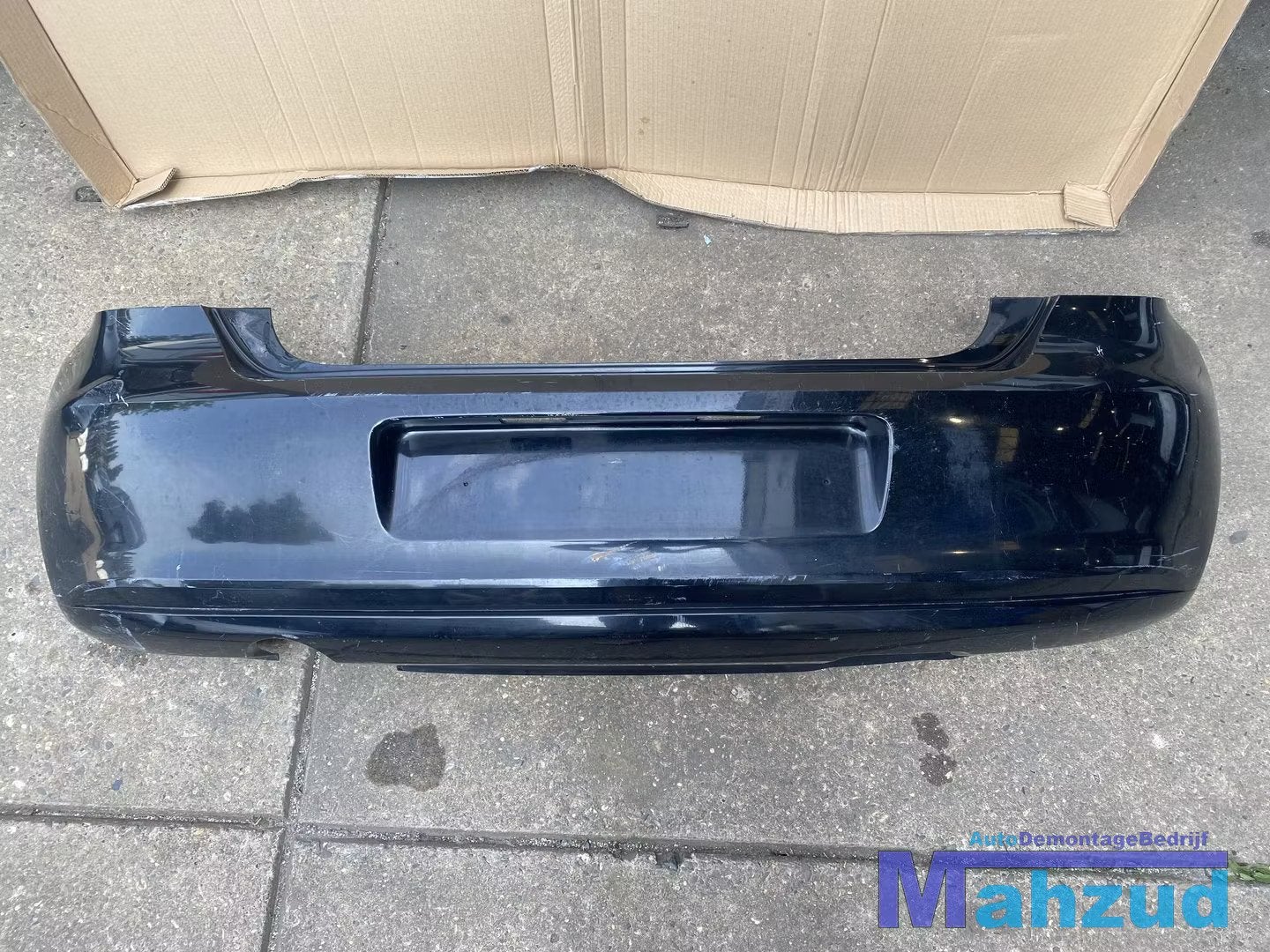 VW POLO 6R Zwart achterbumper 2009-2016, Arrière, Pare-chocs, Volkswagen, Volkswagen AG