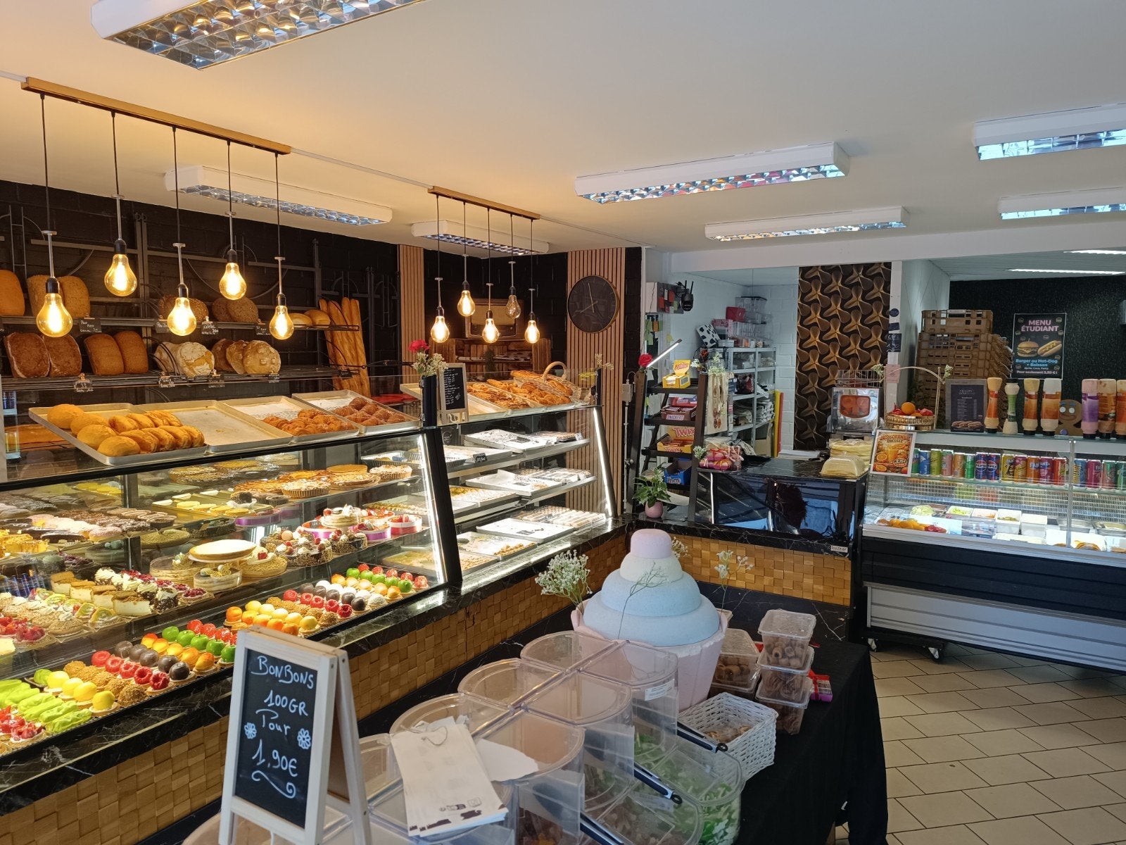 Comptoir et frigo