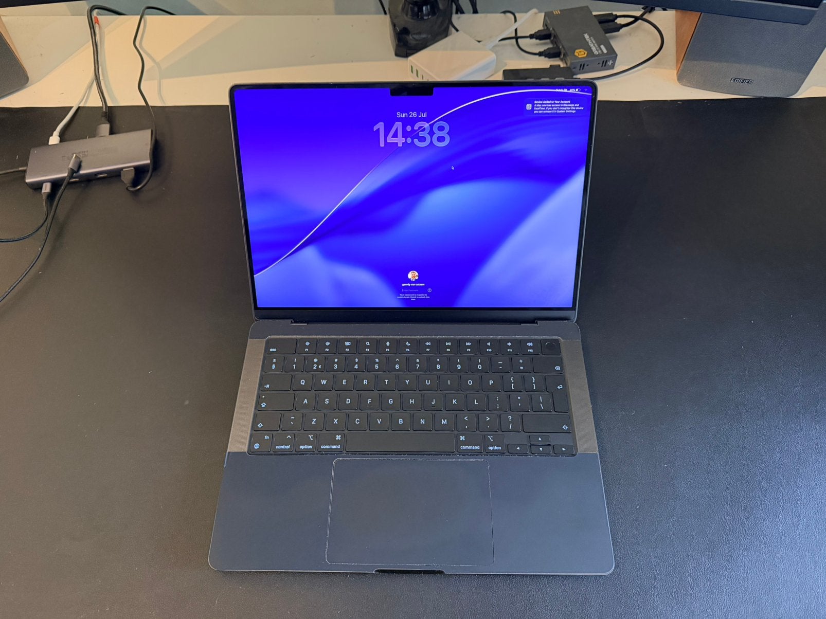 Macbook Pro M4 Pro 12‑core CPU, 16‑core GPU, 24GB ram, 512GB, Informatique & Logiciels, Qwerty, 512 GB, Comme neuf, Enlèvement