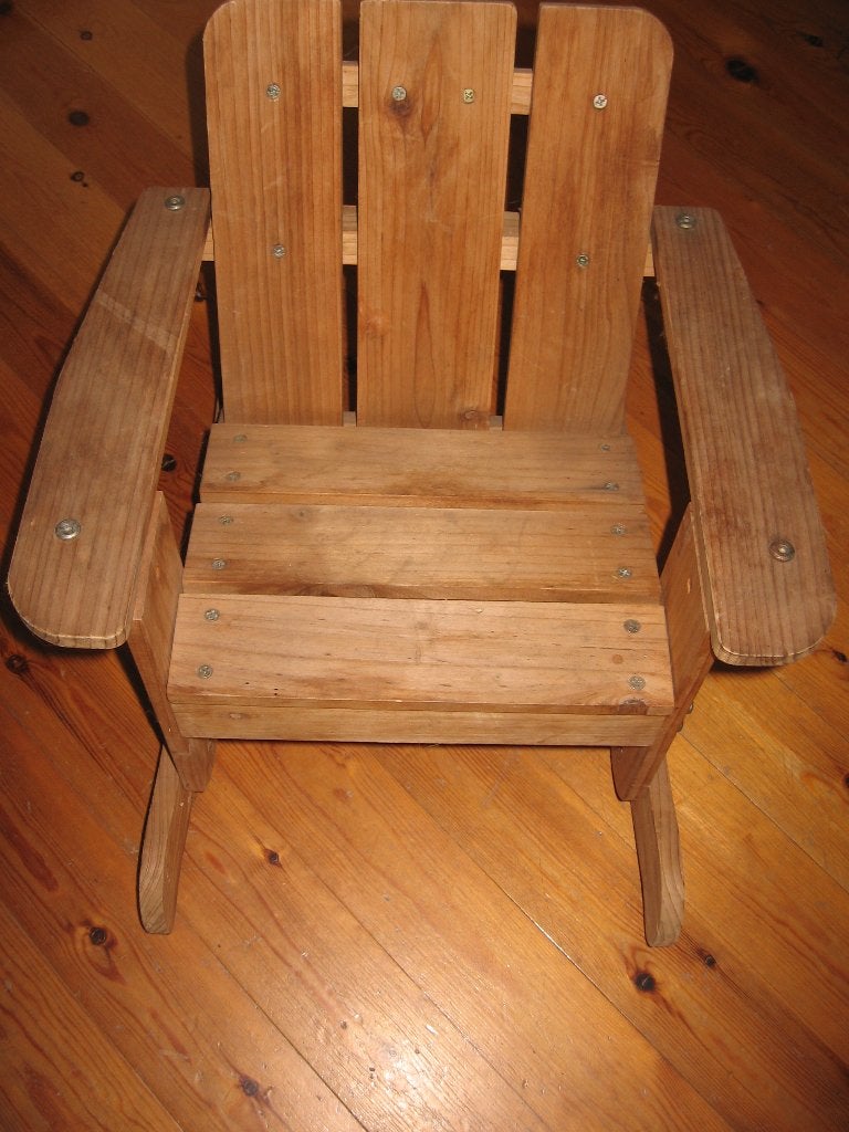Rocking-chair enfant Vintage 70' artisanal, Enlèvement, Comme neuf, Autres types