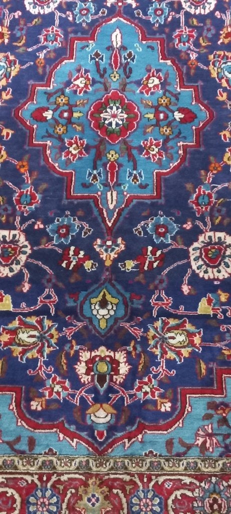 "Ghom" Perzisch handgeknoopt tapijt., Antiek en Kunst, Ophalen of Verzenden