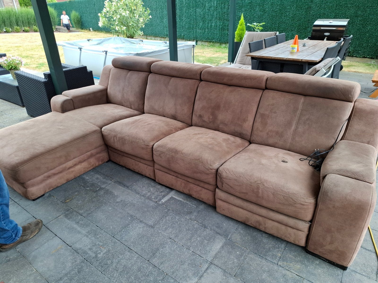 Zetel met relax, Huis en Inrichting, Ophalen, Gebruikt, Stof