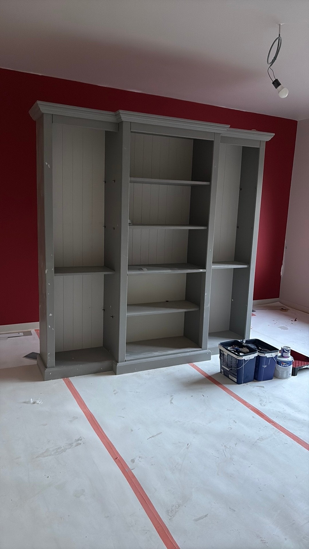 Landelijke kast met nog inlegplanken, Huis en Inrichting, Ophalen, Gebruikt