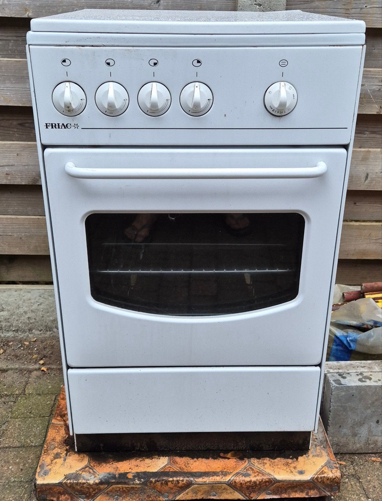 oven + gasvuur, Electroménager, Fours, Enlèvement, Utilisé, Autoportant