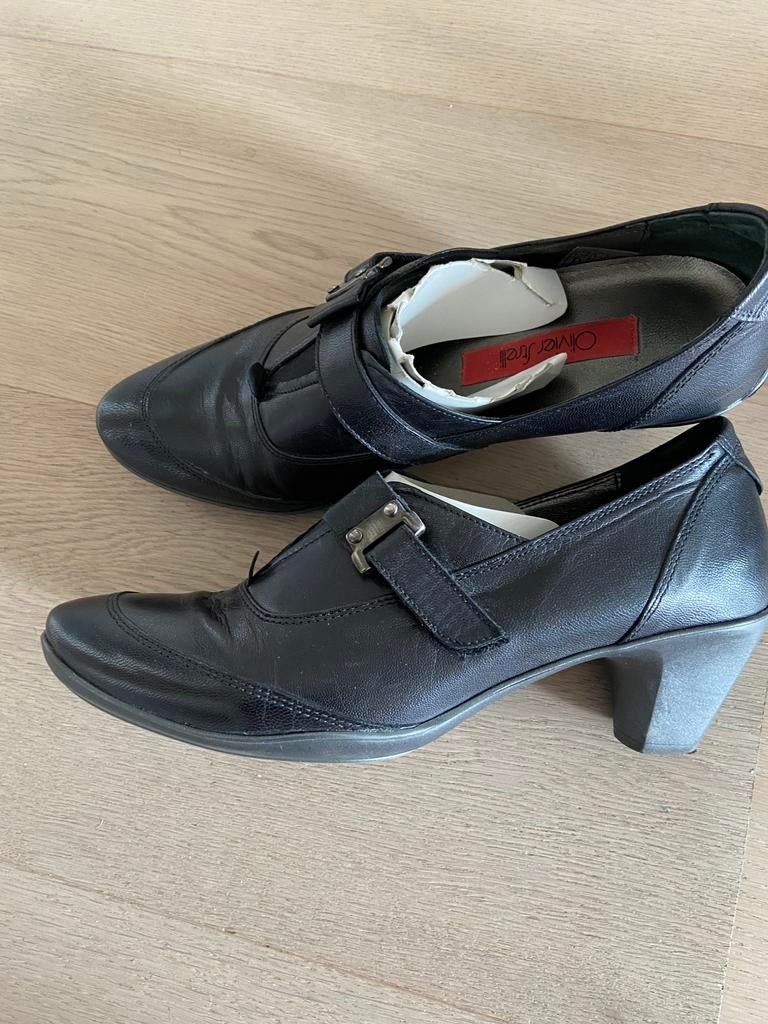 Zwarte damesschoenen Olivier Strelli-maat 38, Kleding | Dames, Schoenen, Ophalen of Verzenden, Zo goed als nieuw