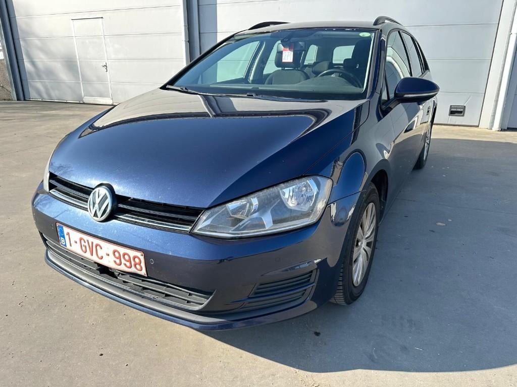 Volkswagen Golf 7 | NAVI | AUTO AIRCO | TREKHAAK, Auto's, Voorwielaandrijving, Euro 5, Stof, Zwart