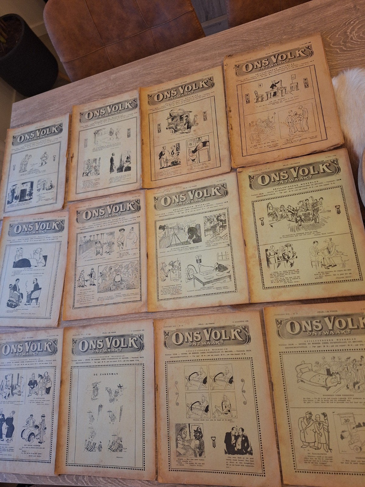 lot van 26 zeer oude stripjes, Boeken, Ophalen of Verzenden