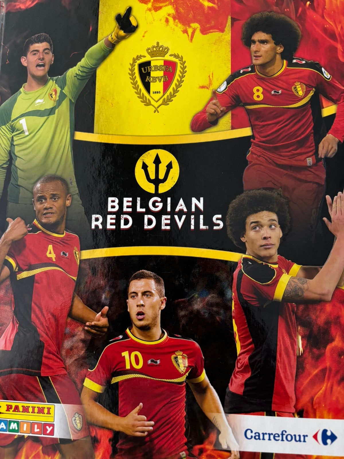 Panini verzamelboek Belgian Red Devild 2014