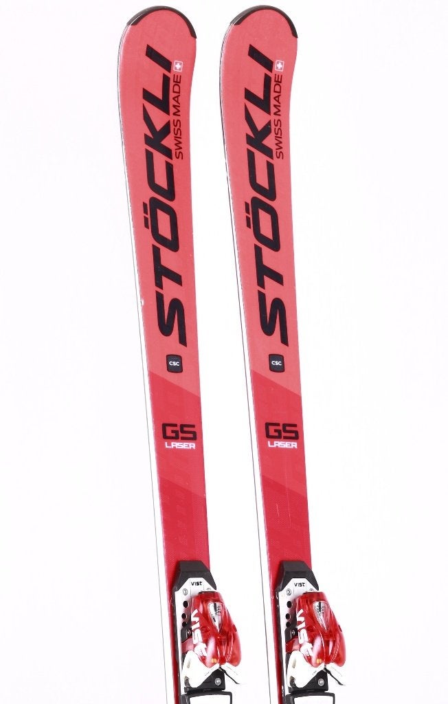Skis STOCKLI LASER GS 2023 180 cm, rouges, noyau en bois, Autres marques, Carving, Skis, 180 cm ou plus