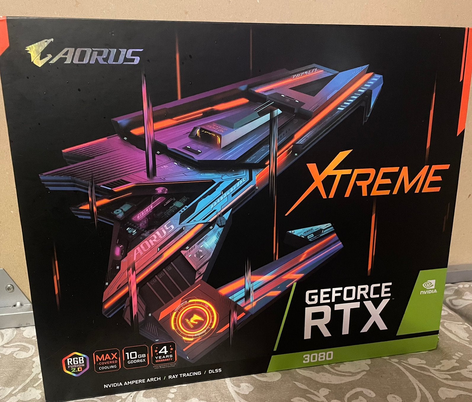 Rtx 3080 aorus xtreme avec ecran lcd, Computers en Software, Videokaarten, Ophalen of Verzenden, Zo goed als nieuw, HDMI