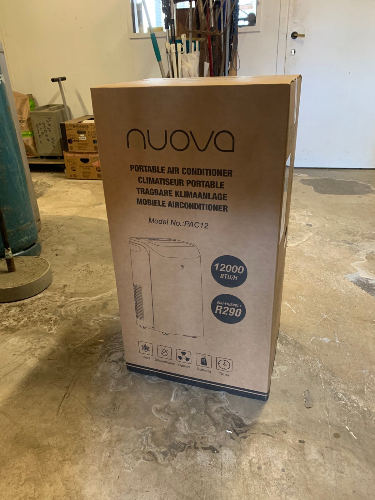 Nieuwe Airco Nuova 12000 BTU, Neuf, Refroidissement et Déshumidification, Enlèvement, Classe énergétique A ou plus économe