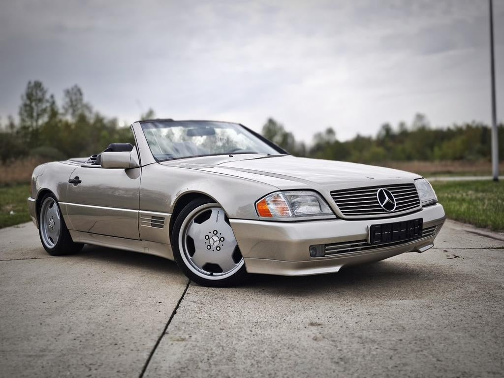 Mercedes-benz sl300 cabrio oldtimer topstaat, Autos, Achat, Entreprise, Cabriolet, Beige