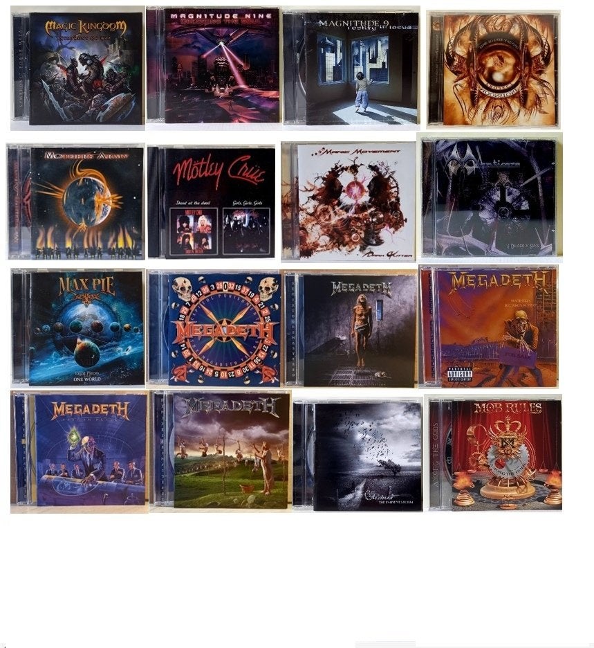 Hardrock & Metal cd's   'M', Ophalen of Verzenden, Gebruikt