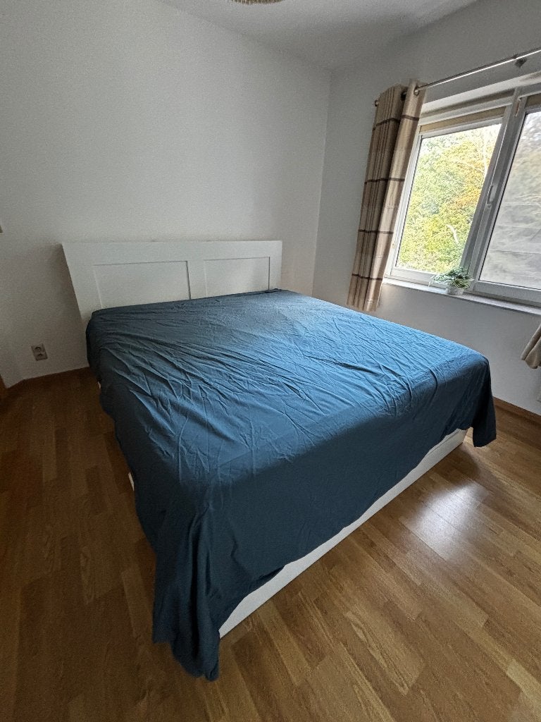 Lit BRIMNES King Size, Maison & Meubles, Comme neuf, Enlèvement, 180 cm, 200 cm
