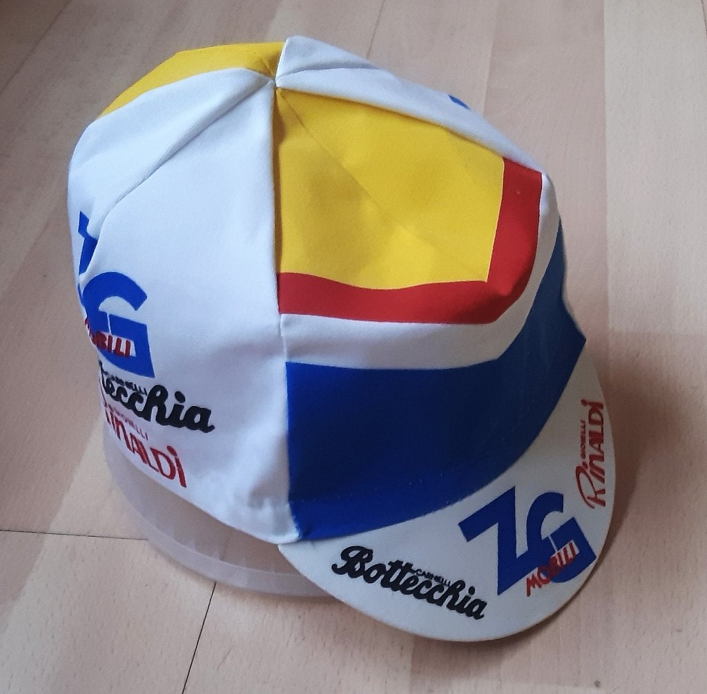 WIELRENNEN CYCLISME ORIGINEEL TEAM CAP PET ZG BOTTECHIA, Ophalen of Verzenden