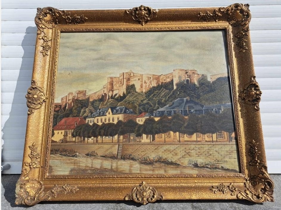huile sur toile citadelle signe francois marechal, Enlèvement ou Envoi, Toile