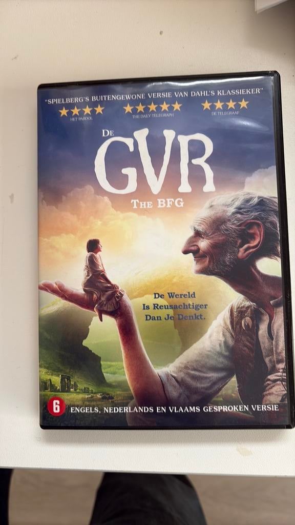 DVD De GVR van Roald Dahl, Ophalen of Verzenden, Zo goed als nieuw