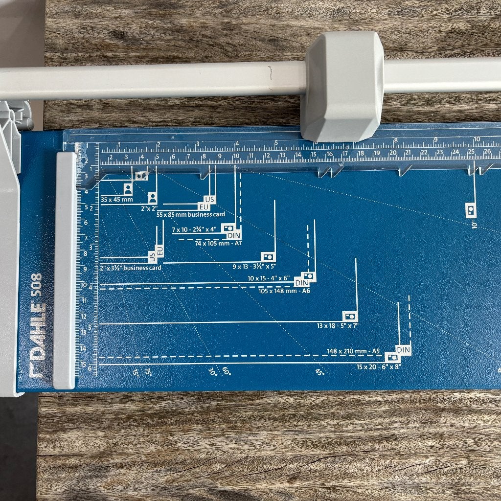 Dahle rolsnijmachine 508 - 6 vel - 46 cm, Atelier, Enlèvement, Utilisé, Autres types