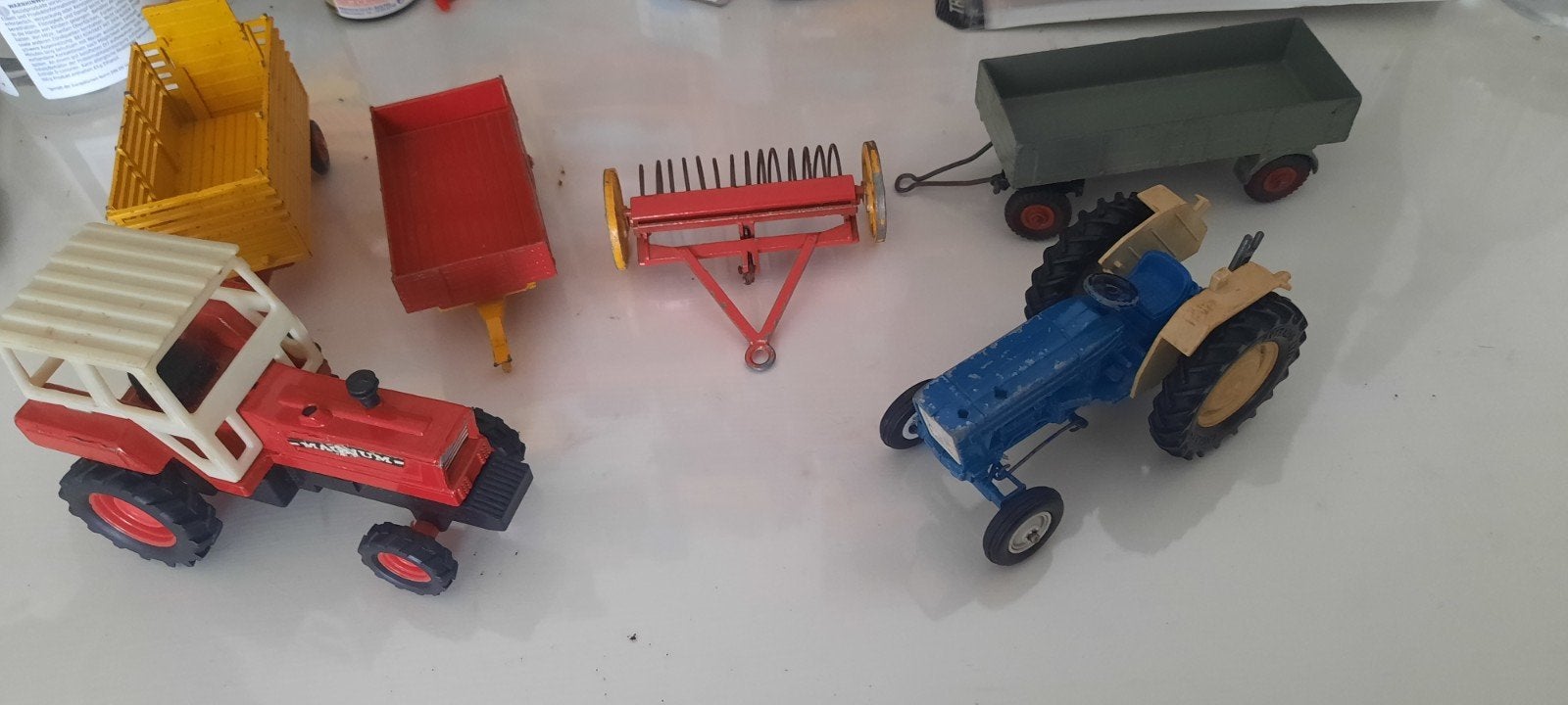 Landbouw voertuigen Britains, Corgi, Dinky,..., Ophalen of Verzenden, Gebruikt, Tractor of Landbouw, Britains