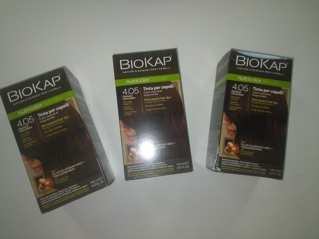 3 Biokap Nutricolor Delicato chocoladekleurdozen, Handtassen en Accessoires, Uiterlijk | Haarverzorging, Ophalen, Nieuw, Haarverzorger of -hersteller