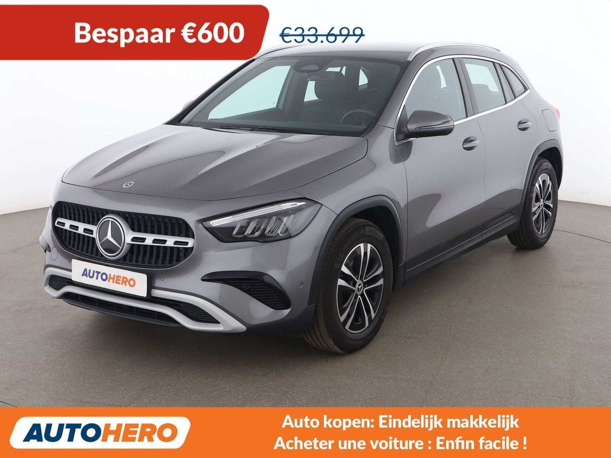 Mercedes-Benz GLA 180 GLA 180 Mild-Hybrid (bj 2025), Gebruikt, Zwart, 136 pk, https://public.car-pass.be/vhr/de4e39c1-db9a-4c25-b5d7-c0ed0aa2b6ef