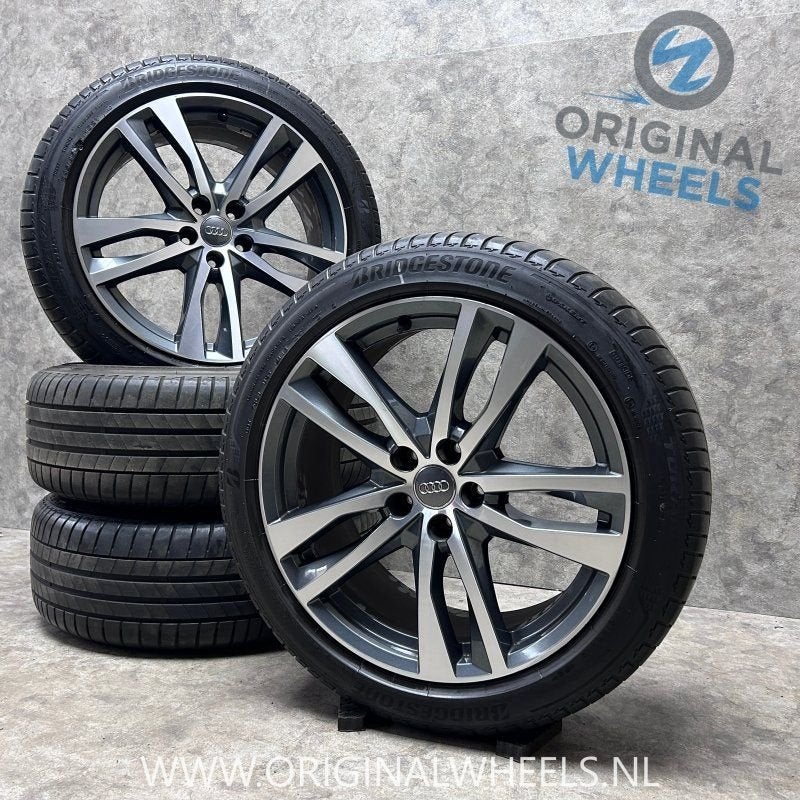 19 inch originele velgen + zomerbanden Audi A6 4K0601025H, Pneus et Jantes, 245 mm, Véhicule de tourisme, Pneus été