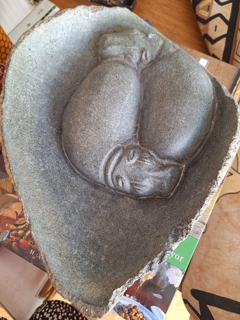 Sculpture, Antiquités & Art, Mammifère, Gris, Enlèvement ou Envoi, Art deco