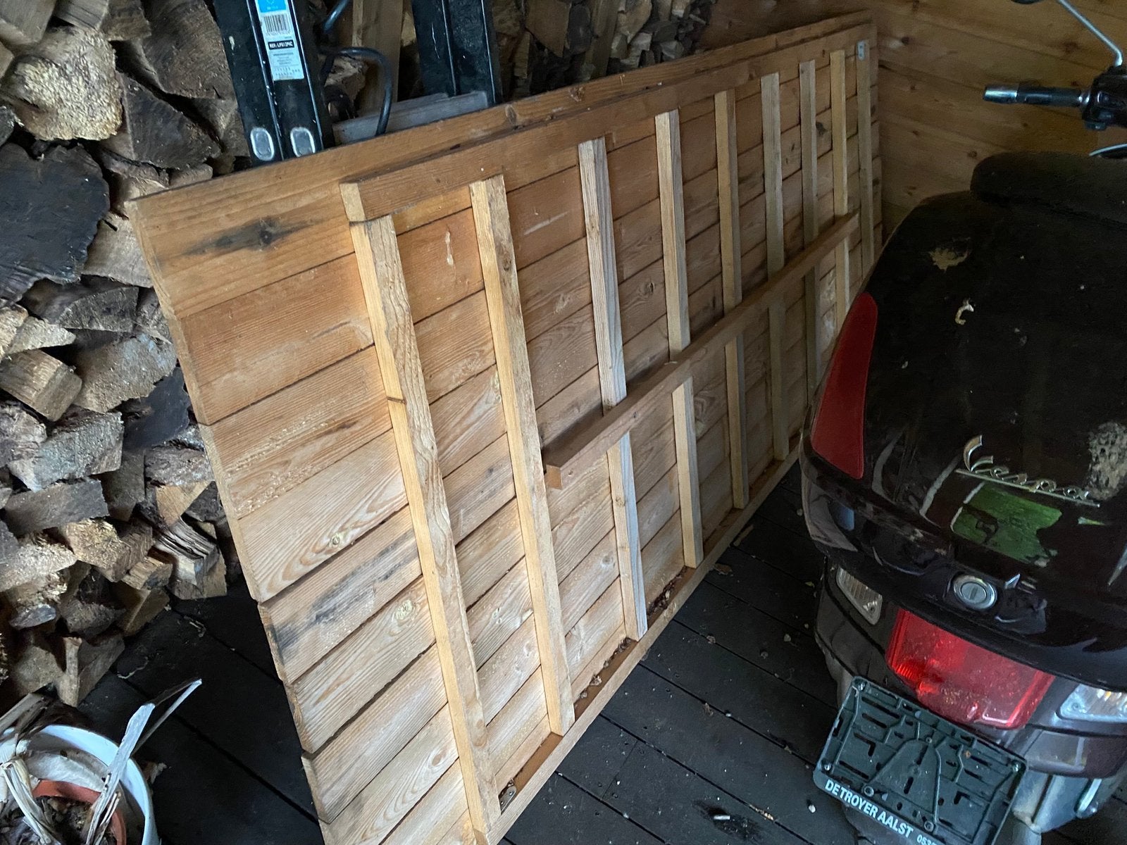 Robuust houten paneel, Doe-het-zelf en Bouw, Ophalen, Zo goed als nieuw