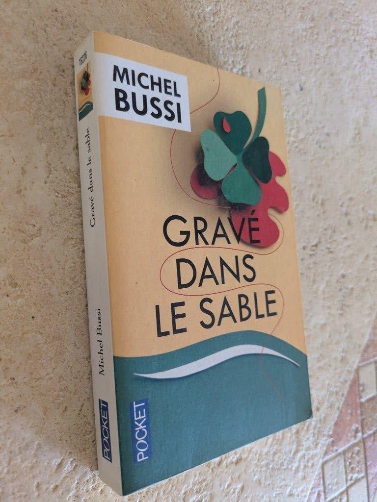 Gravé dans le sable (Michel Bussi)., Michel Bussi., Utilisé, Europe autre, Envoi