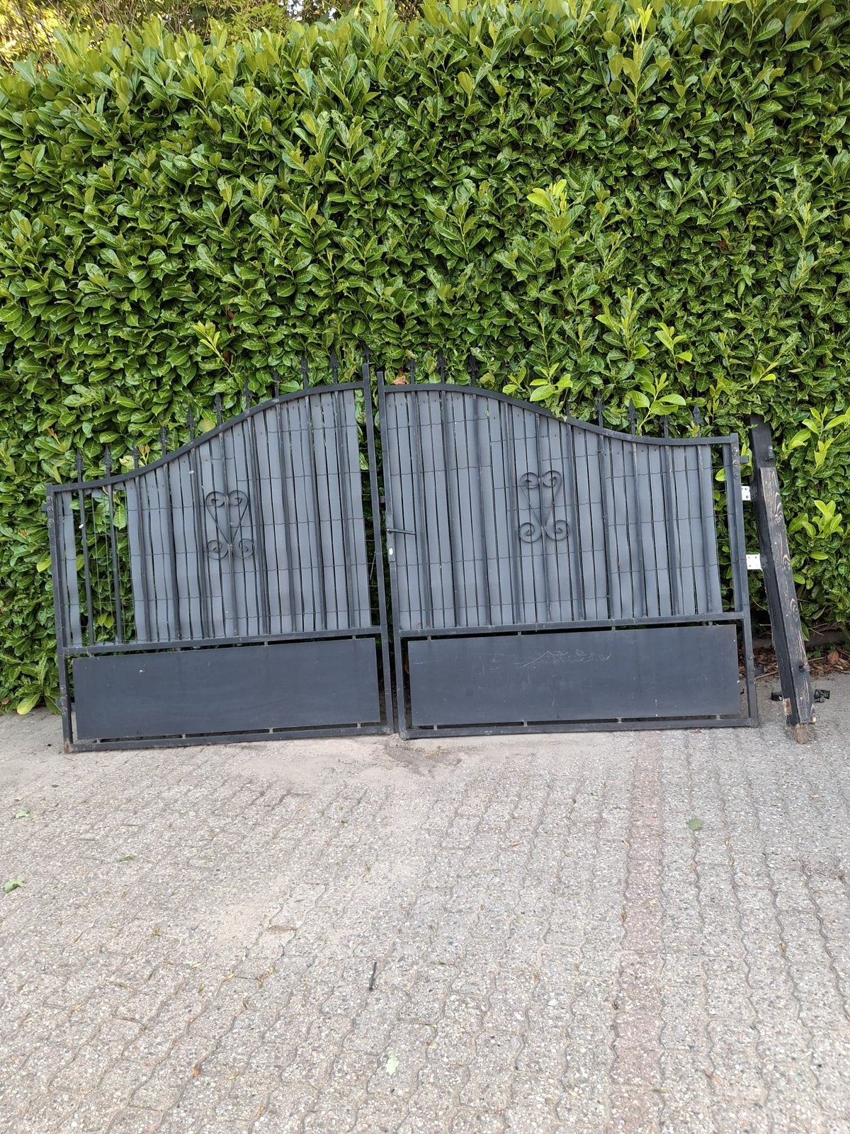 Portail noir, Jardin & Terrasse, Enlèvement, Utilisé, Portail battant