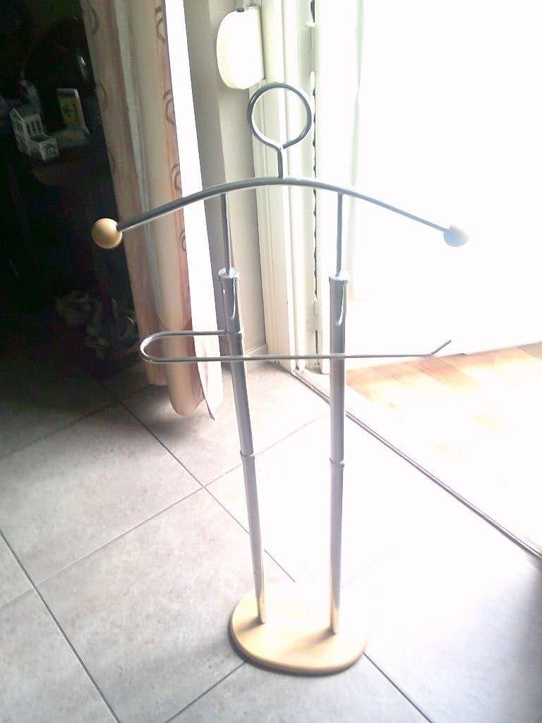 kleerhanger in hout en croom, Kleding | Dames, Kledinghangers, Ophalen, Zo goed als nieuw, Overige materialen, Volwassenen