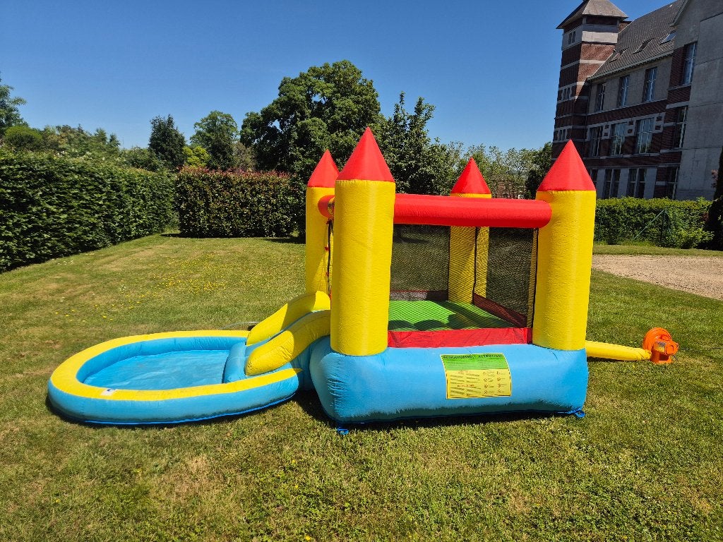 HAPPY HOP Château gonflable avec piscine, Enlèvement ou Envoi, Utilisé