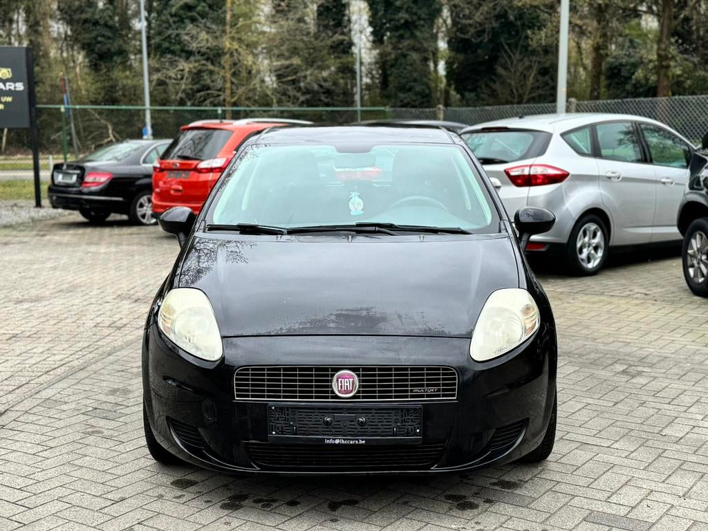 FIAT PUNTO 1.3 DIESEL, Auto's, Zwart, Leder, Bedrijf, 1298 cc