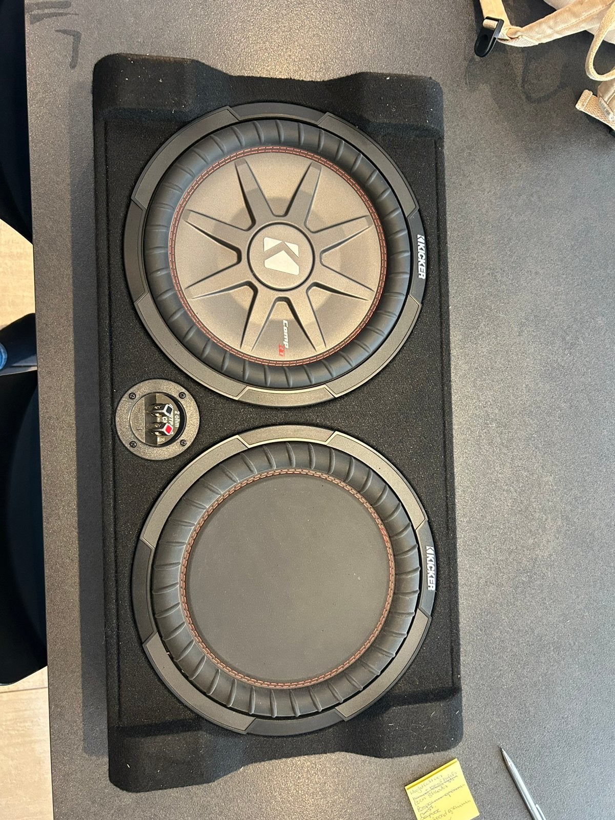 Kicker 47trtp122 shallow 12” subwoofer, Audio, Tv en Foto, Ophalen of Verzenden, Zo goed als nieuw, Subwoofer