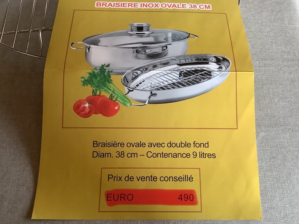 Extra grote kookpot, Ophalen, Inox, Nieuw, Met deksel