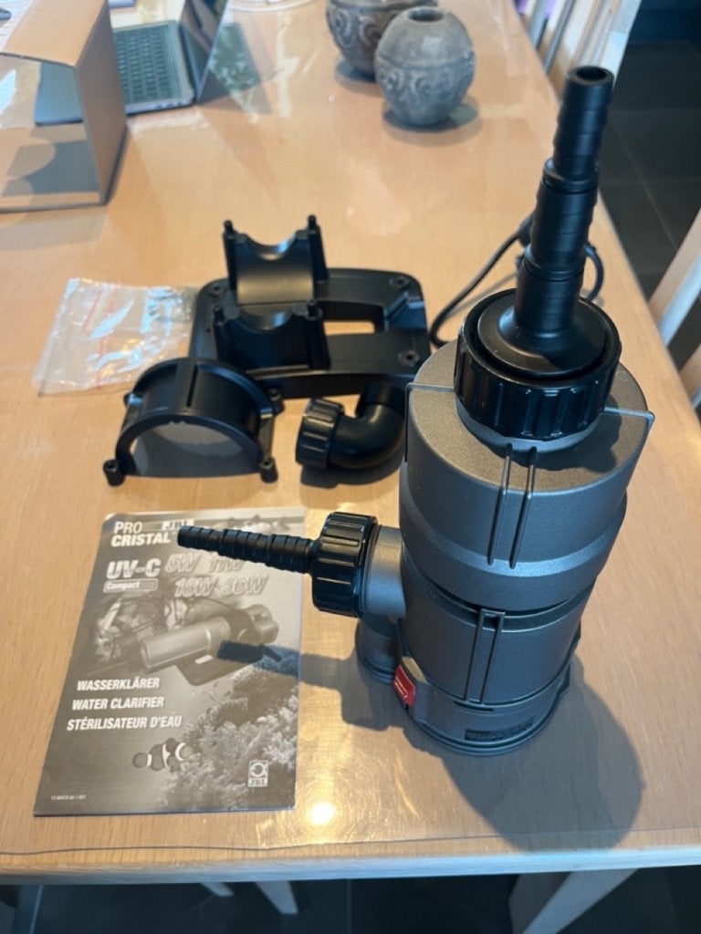JBL UV-C Pro Cristal 5W voor helderder water, Dieren en Toebehoren, Gebruikt, JBL, Ophalen of Verzenden, Inclusief toebehoren