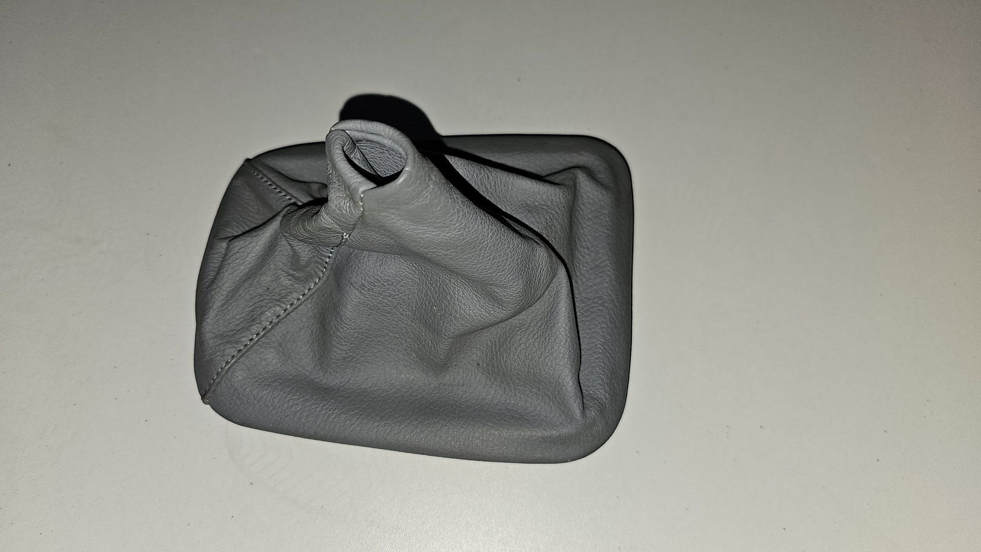 Versnellingspookhoes leer pookhoes grijs schakelbak BMW 3 se, Auto-onderdelen, -, -, Nieuw, Ophalen of Verzenden
