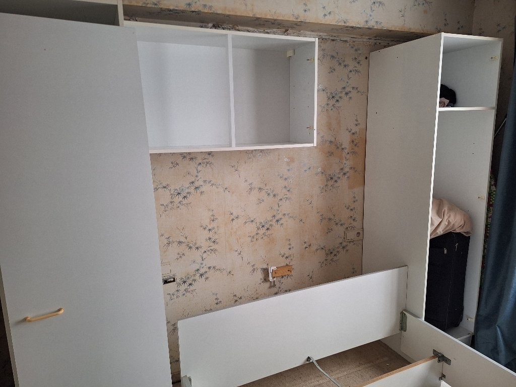 Kledingkast in de slaapkamer, Ophalen, Minder dan 50 cm, Classique annee 80, 150 tot 200 cm