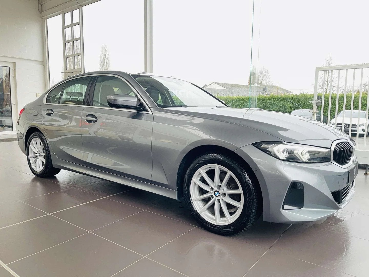 BMW 3 Serie 316 dA MHEV * GARANTIE + LED + GPS + CUIR *, Auto's, 4 deurs, 122 pk, 4 cilinders, Leder
